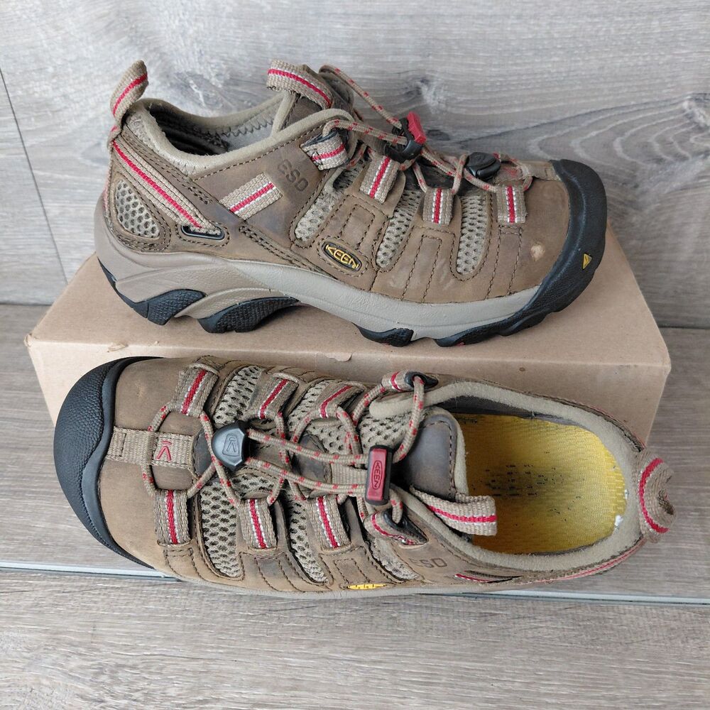 Keen Atlanta Cool ESD Steel Toe Shoes Womens Size 5.5 Brown Work ASTM Safety